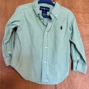 2 Ralph Lauren Kids Plaid Button-Down Shirts